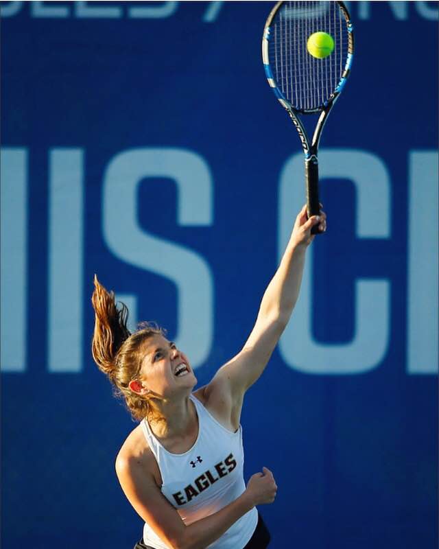 Adult tennis player